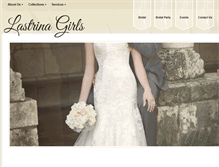 Tablet Screenshot of lastrinagirls.com